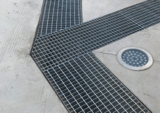 Sewer gutter cover kitchen gutter water grating steel grille gutter cover plate hot sale